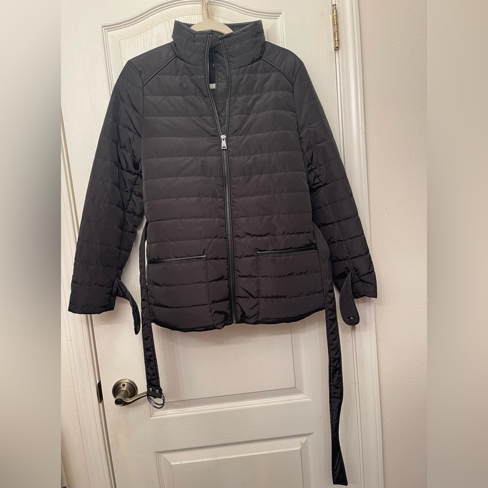 Belted quilted Jacket